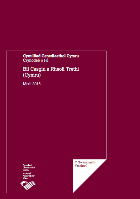 Dyma ddelwedd o glawr y cyhoeddiad: Bil Casglu a Rheoli Trethi (Cymru) – Crynodeb o Fil